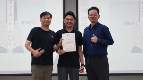 1140515 許子謙老師演講「希望未到之前，我們先在」